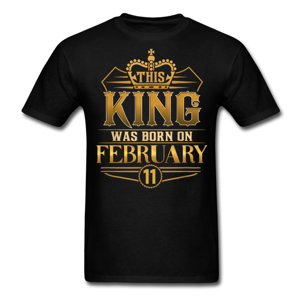 KING 11TH FEBRUARY SHIRT - black