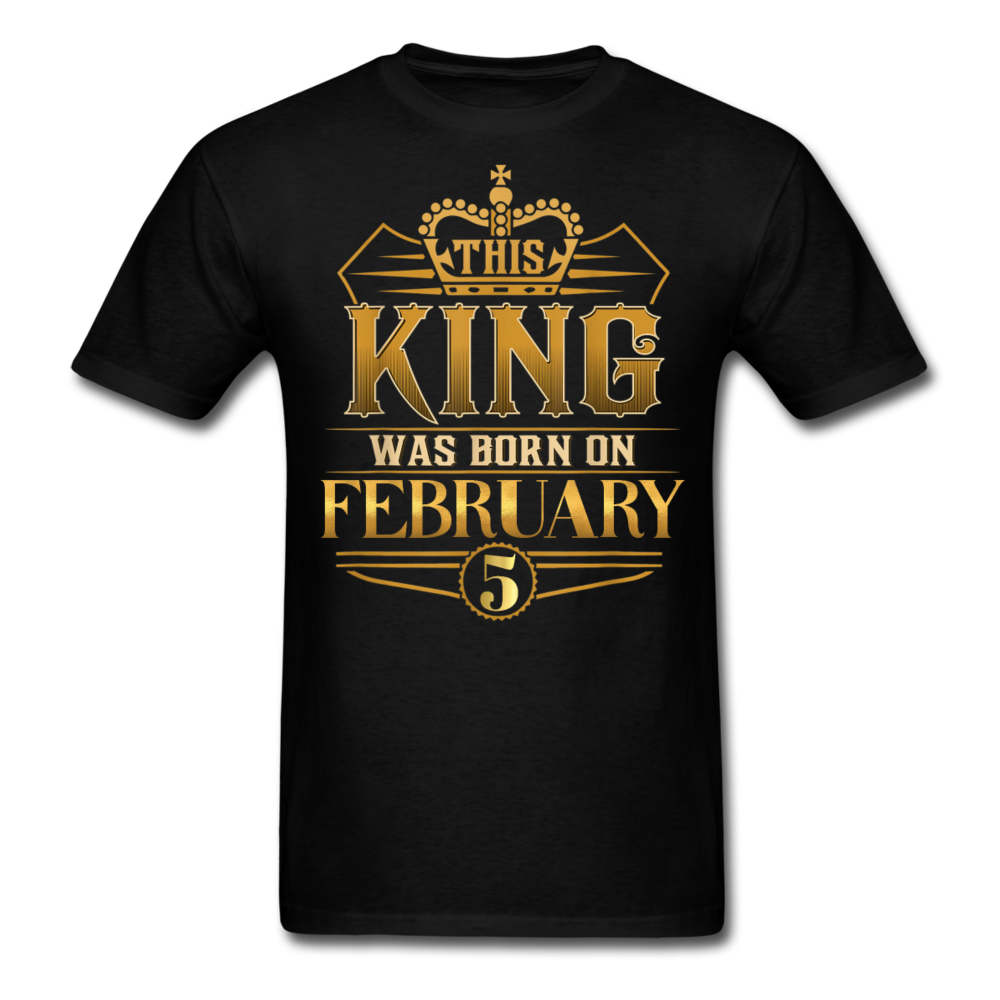 KING 5TH FEBRUARY SHIRT - black