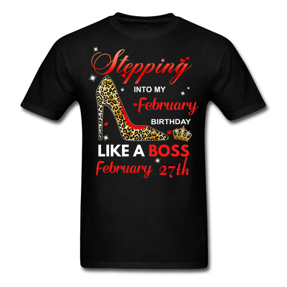 BOSS 27TH FEBRUARY UNISEX SHIRT - black