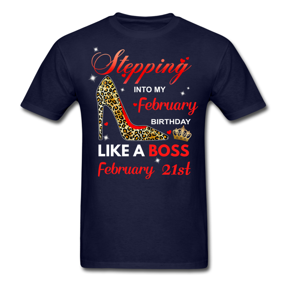 BOSS 21ST FEBRUARY UNISEX SHIRT - navy