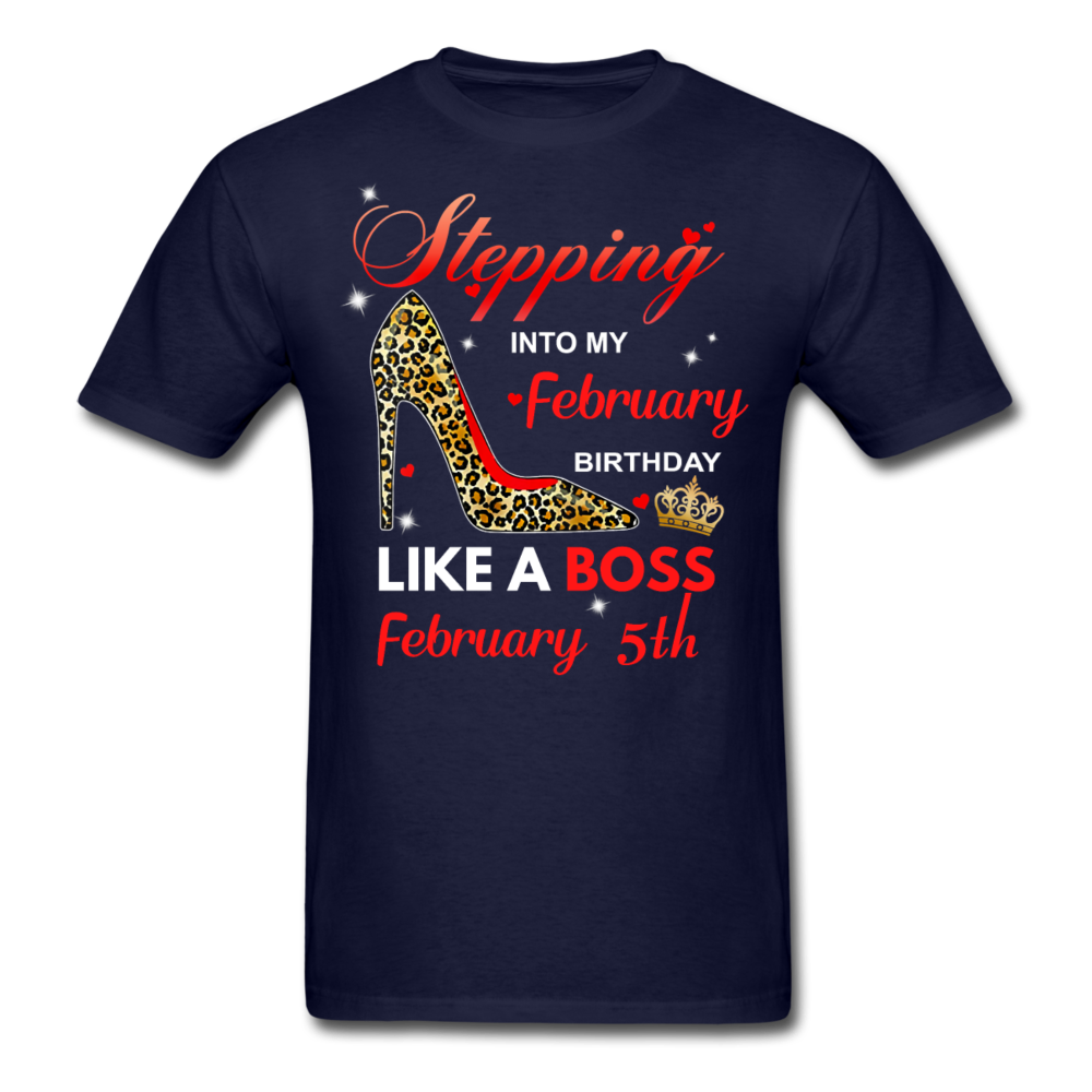 BOSS 5TH FEBRUARY UNISEX SHIRT - navy