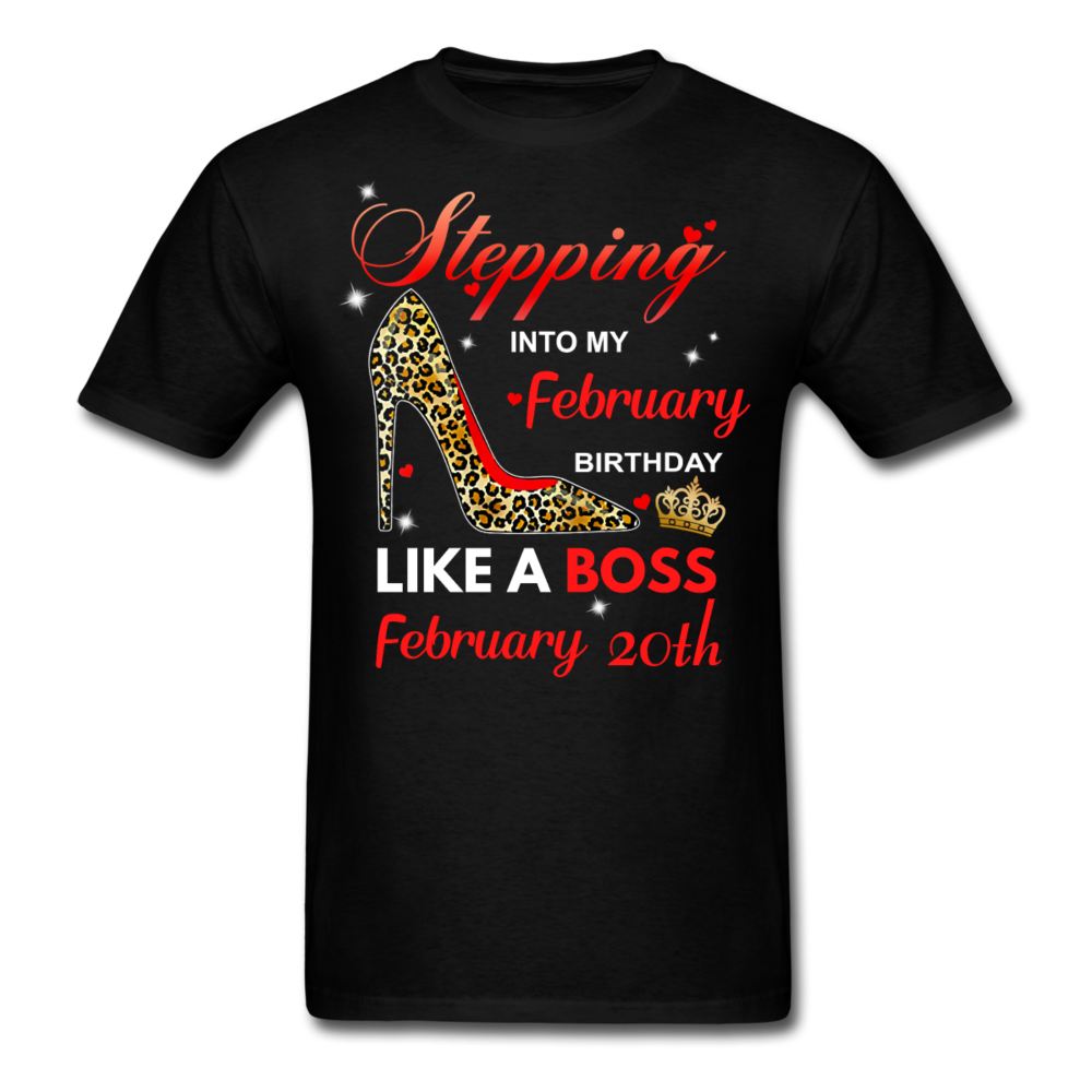 BOSS 20TH FEBRUARY UNISEX SHIRT - black