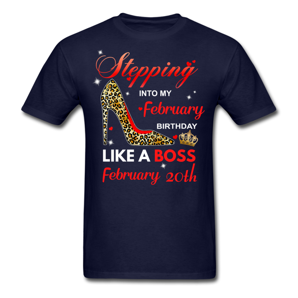 BOSS 20TH FEBRUARY UNISEX SHIRT - navy