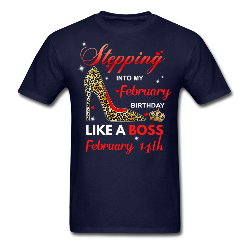 BOSS 14TH FEBRUARY UNISEX SHIRT - navy