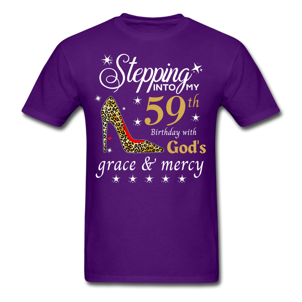 STEPPING 59 GRACE UNISEX SHIRT - purple
