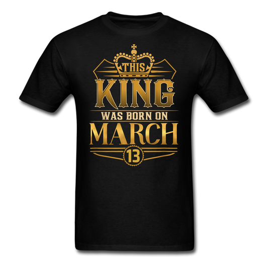 KING 13TH MARCH SHIRT - black