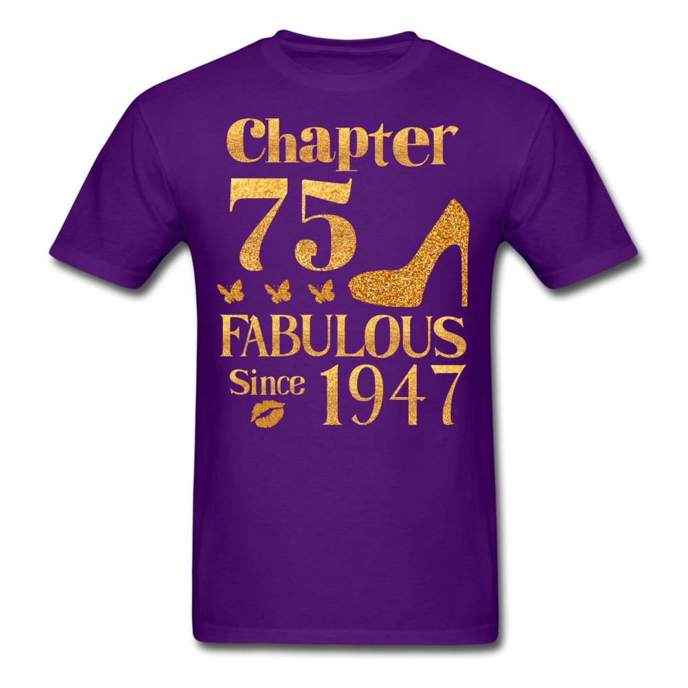 GOLD 75-1947 UNISEX SHIRT - purple
