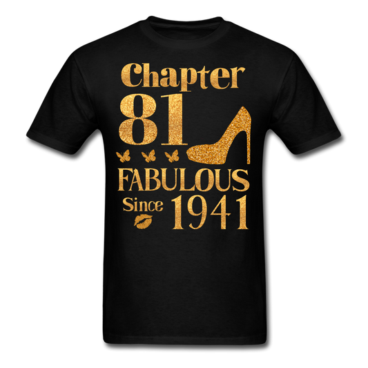 GOLD 81-1941 UNISEX SHIRT - black