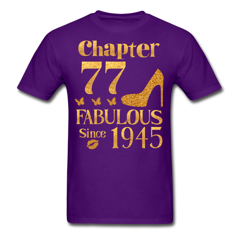 GOLD 77-1945 UNISEX SHIRT - purple