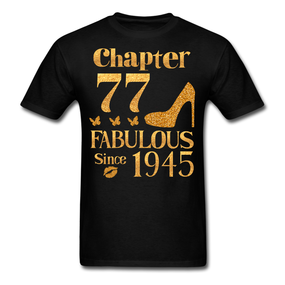 GOLD 77-1945 UNISEX SHIRT - black