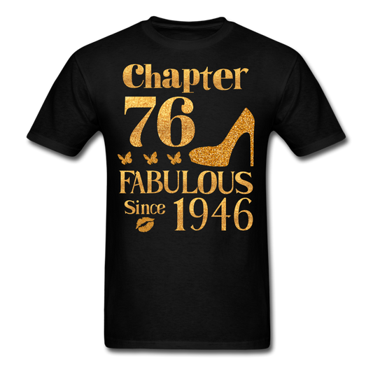 GOLD 76-1946 UNISEX SHIRT - black