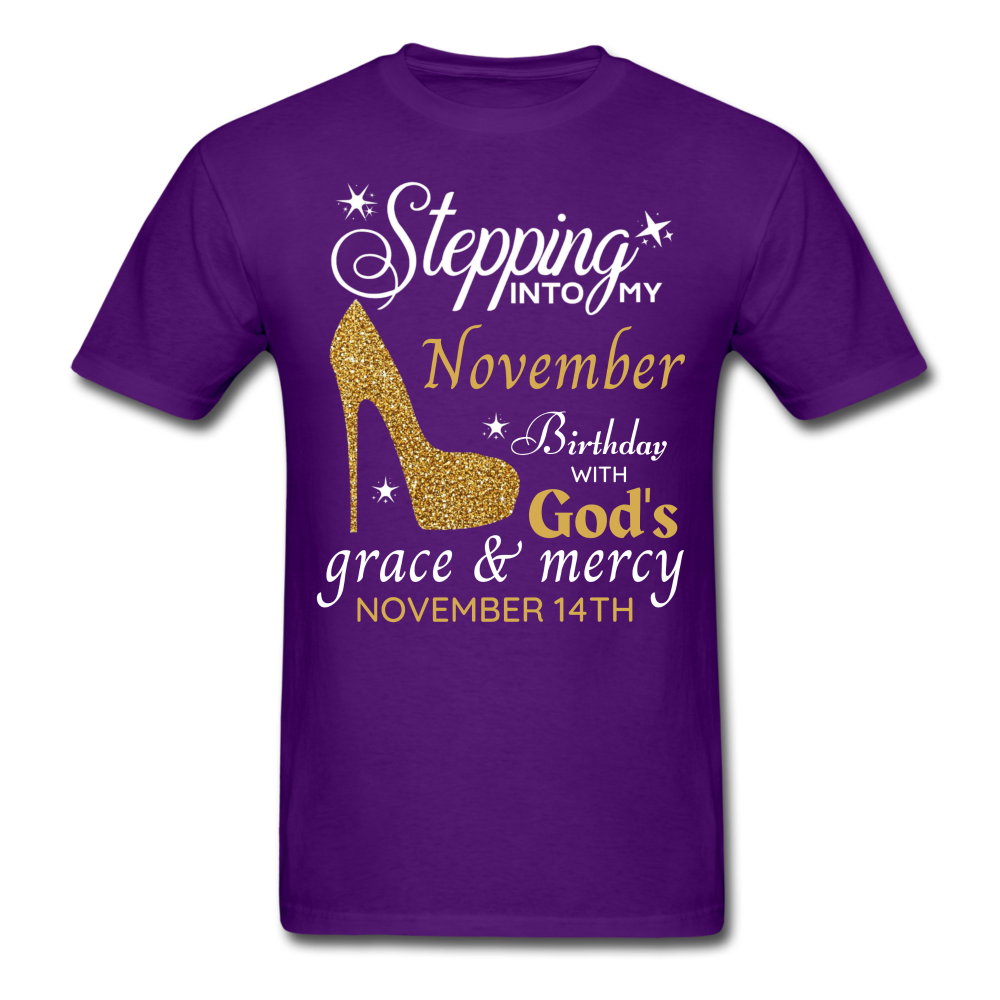 GRACE 14TH NOVEMBER UNISEX SHIRT - purple