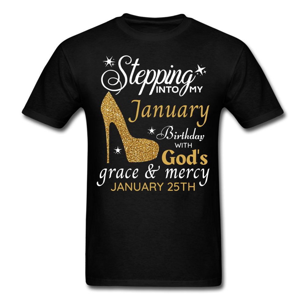 GRACE 25TH JANUARY UNISEX SHIRT - black