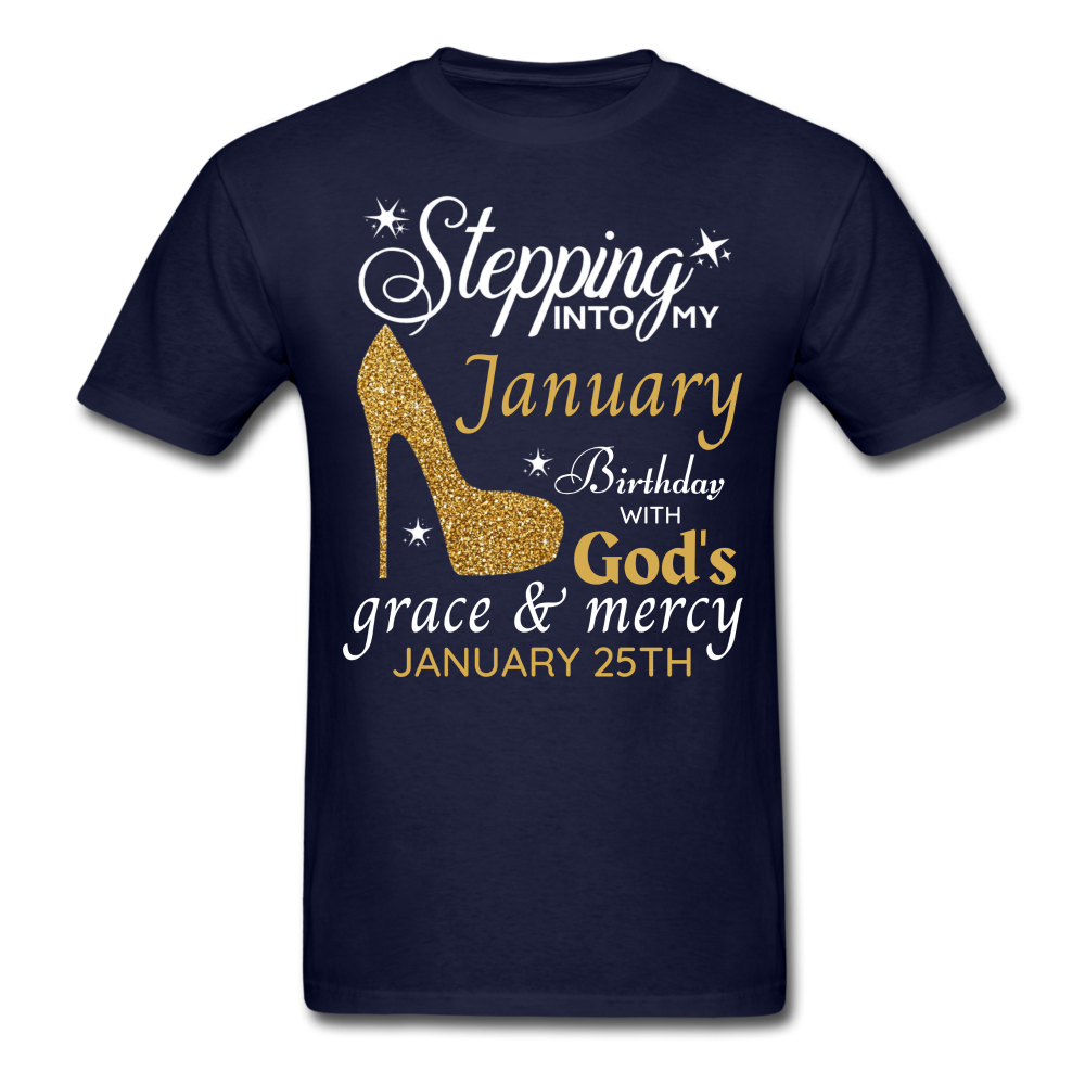 GRACE 25TH JANUARY UNISEX SHIRT - navy