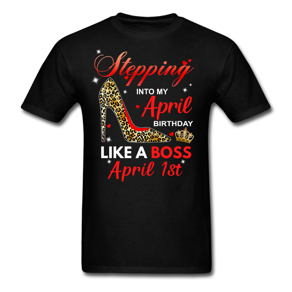 BOSS 1ST APRIL UNSIEX SHIRT - black