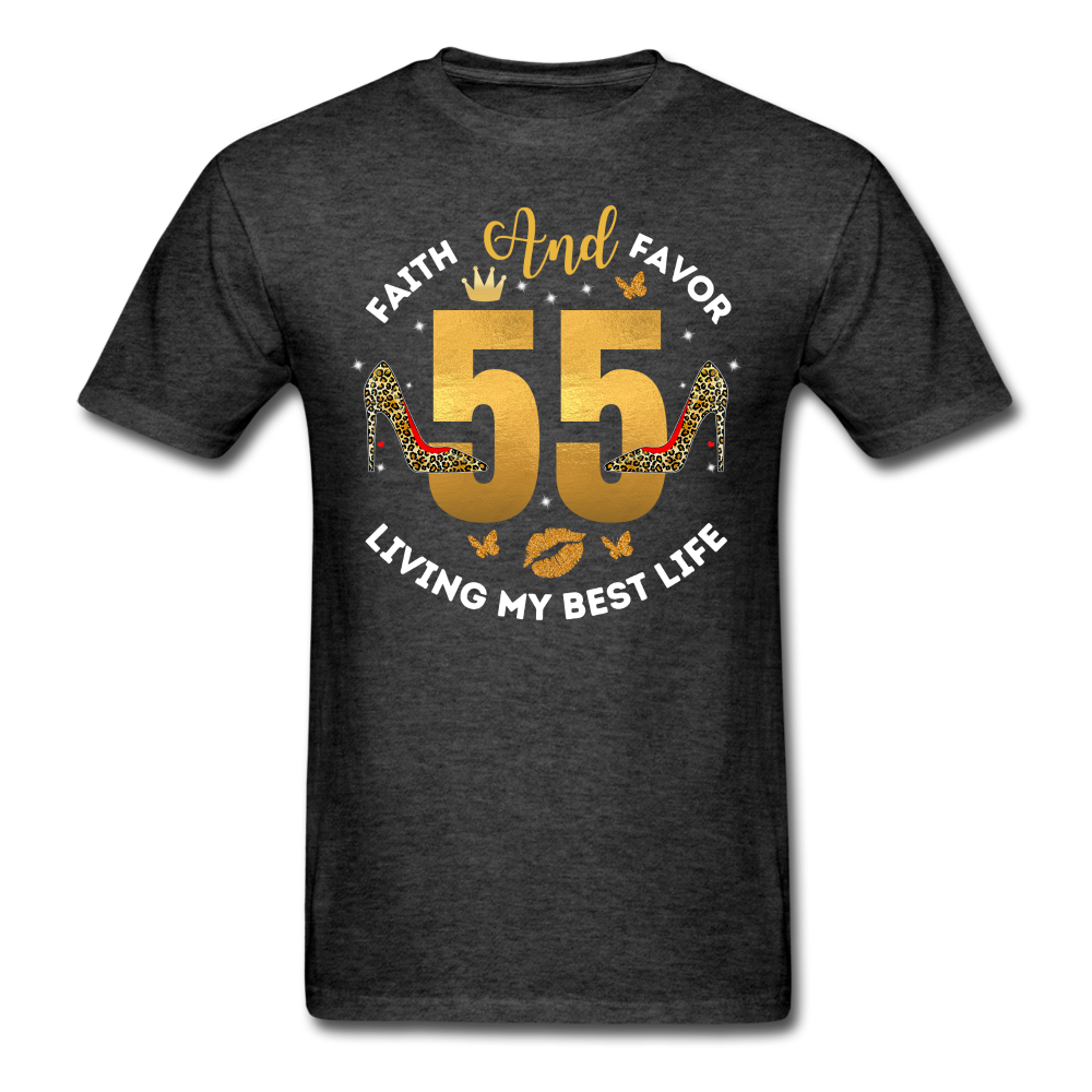 55 FAITH FAVOR UNISEX SHIRT - heather black