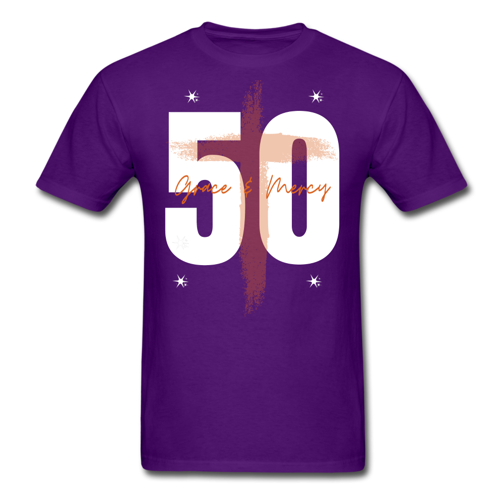 50 MERCY UNISEX SHIRT - purple
