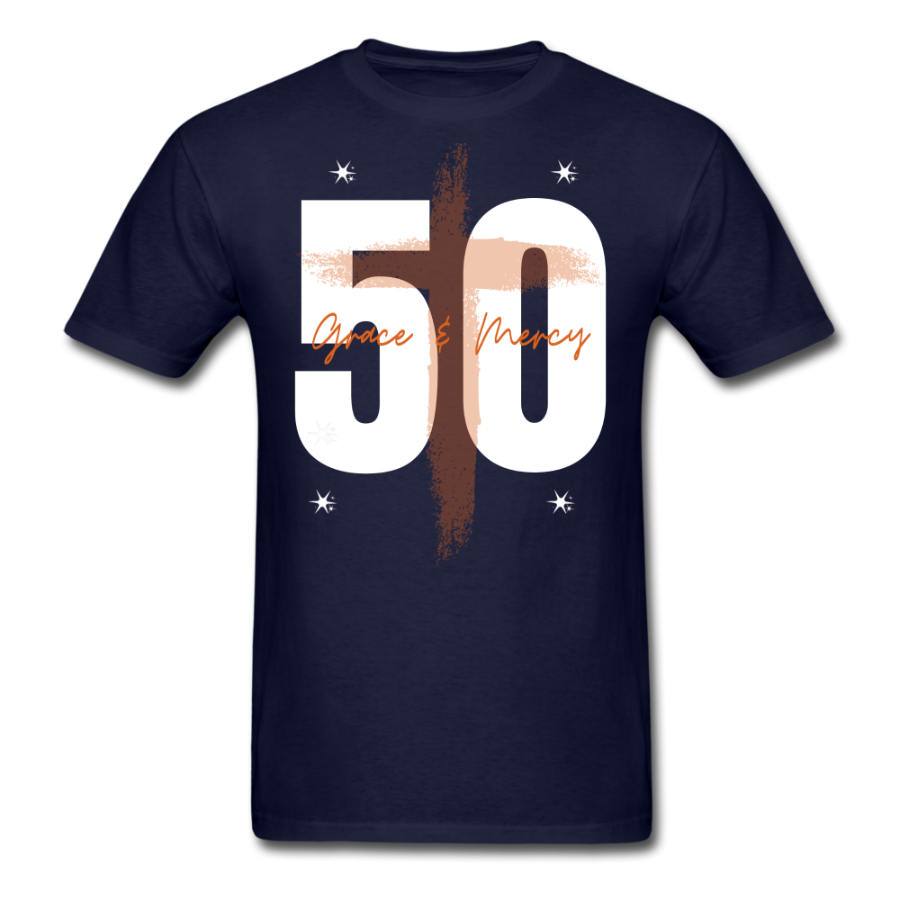 50 MERCY UNISEX SHIRT - navy