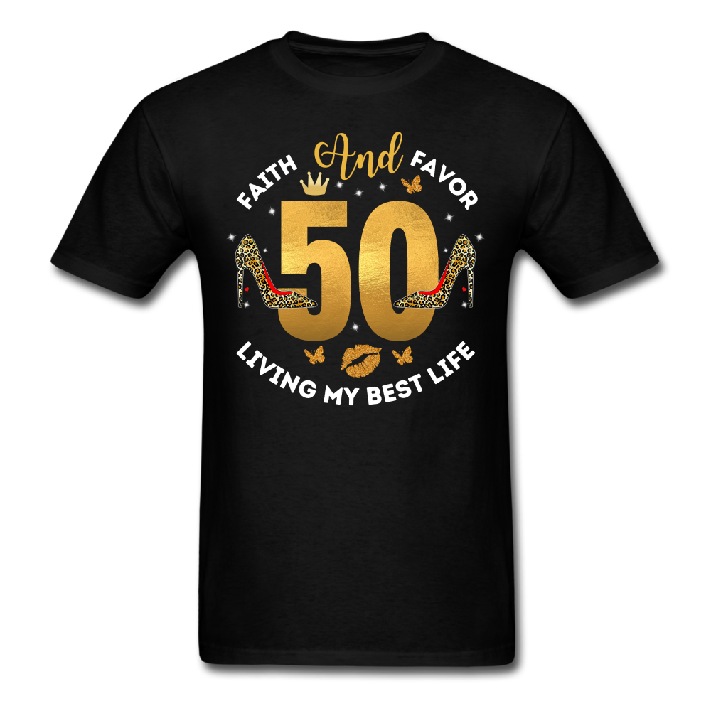50 FAITH UNISEX SHIRT - black