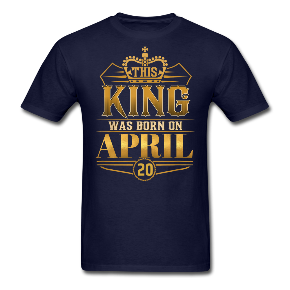 KING 20TH APRIL - navy