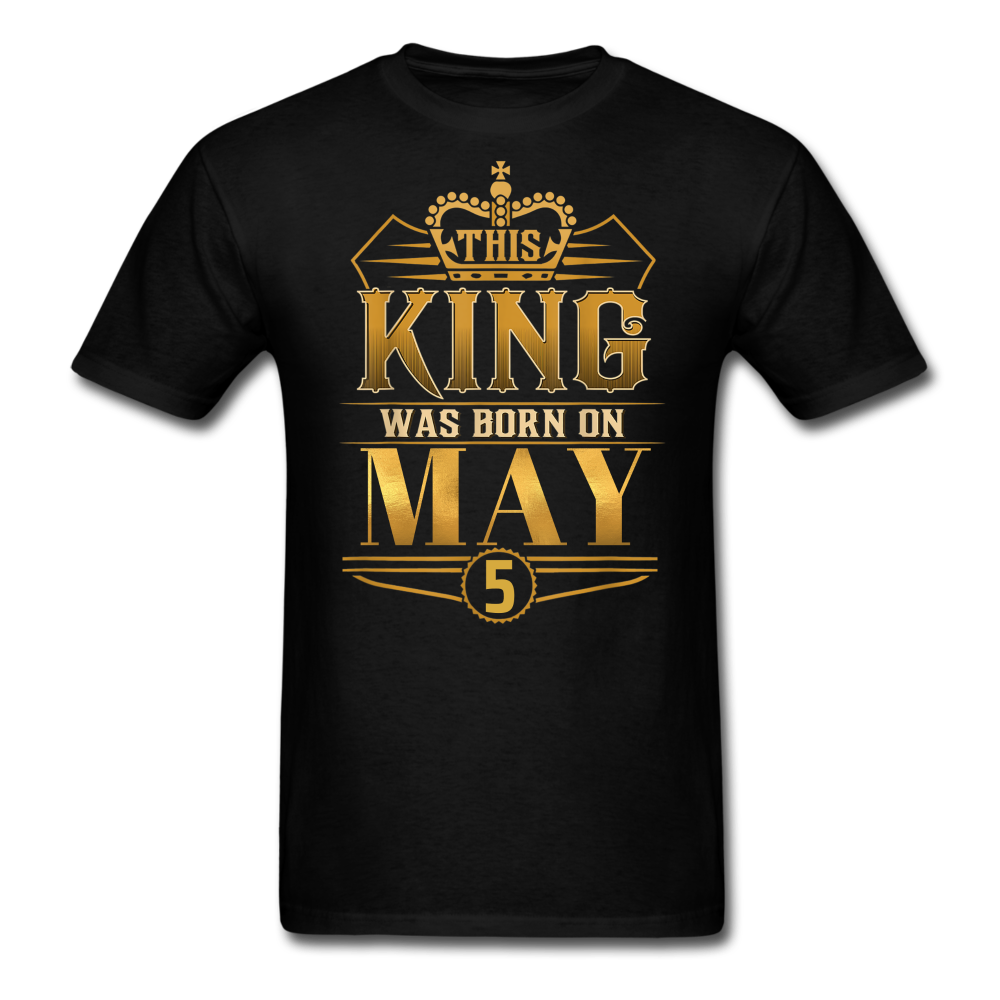 KING 5TH MAY - black