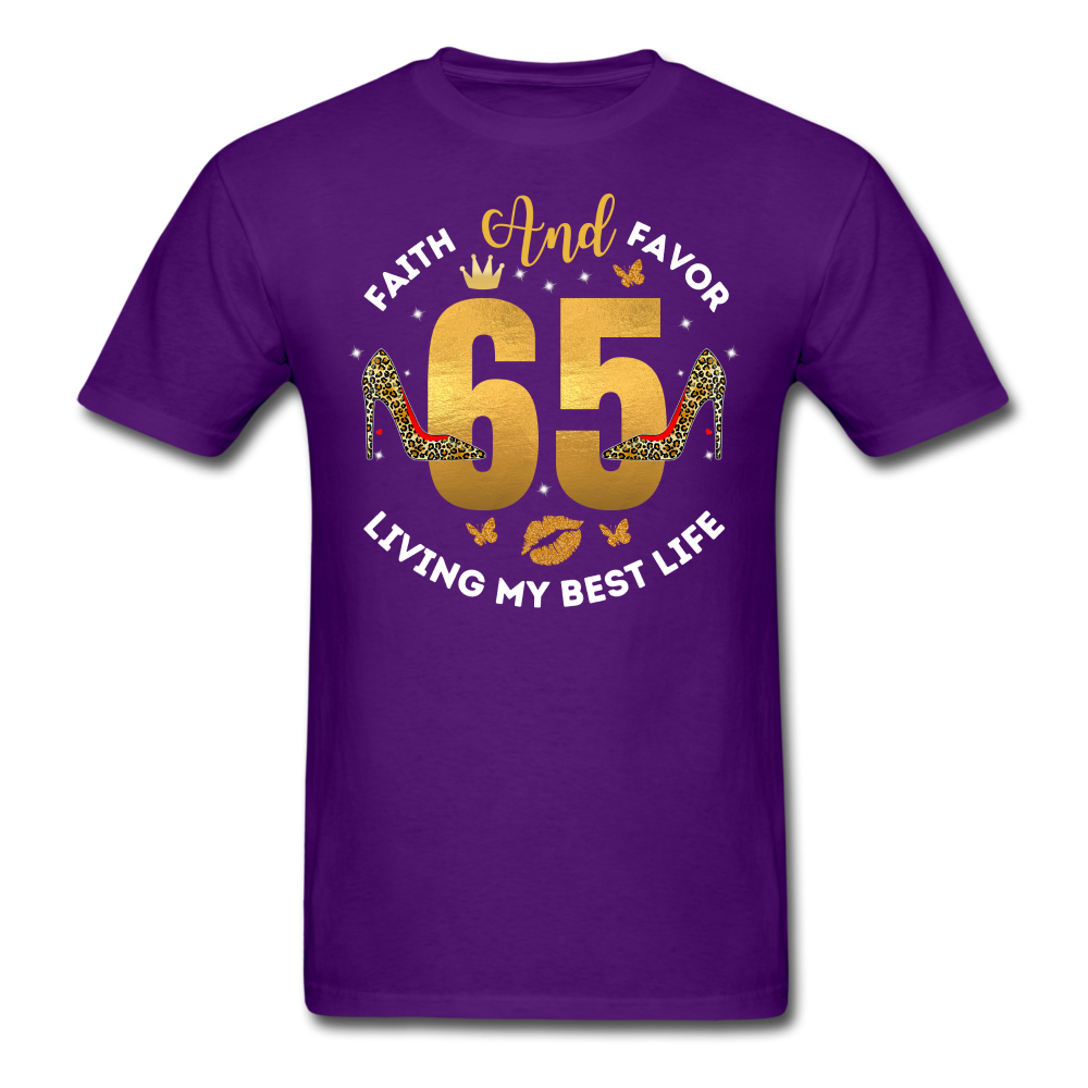 FAITH 65 UNISEX SHIRT - purple