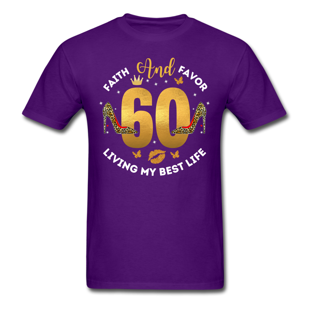 60 FAITH FAVOR UNISEX SHIRT - purple