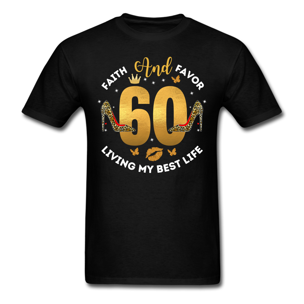 60 FAITH FAVOR UNISEX SHIRT - black
