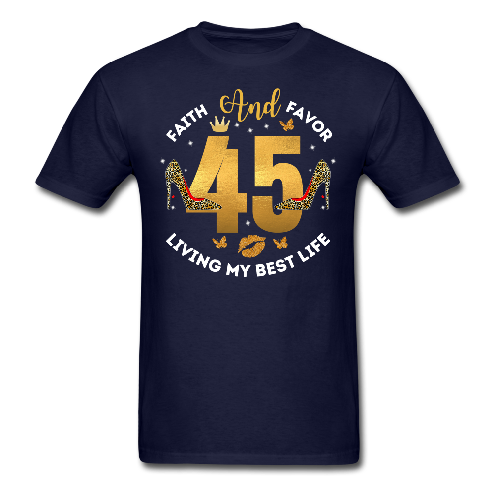 45 FAITH FAVOR UNISEX SHIRT - navy