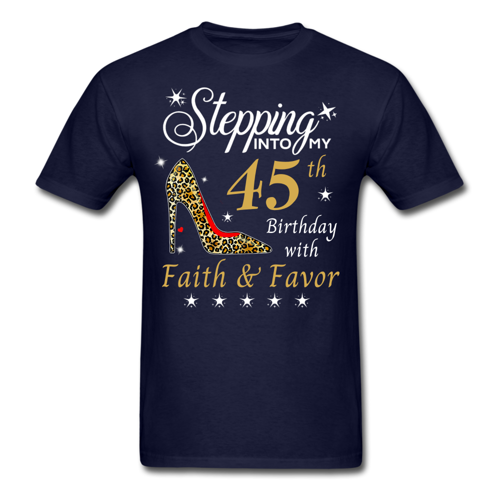 STEP 45 FAITH UNISEX SHIRT - navy
