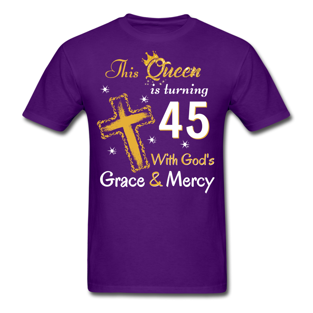 QUEEN 45 GRACE UNISEX SHIRT - purple