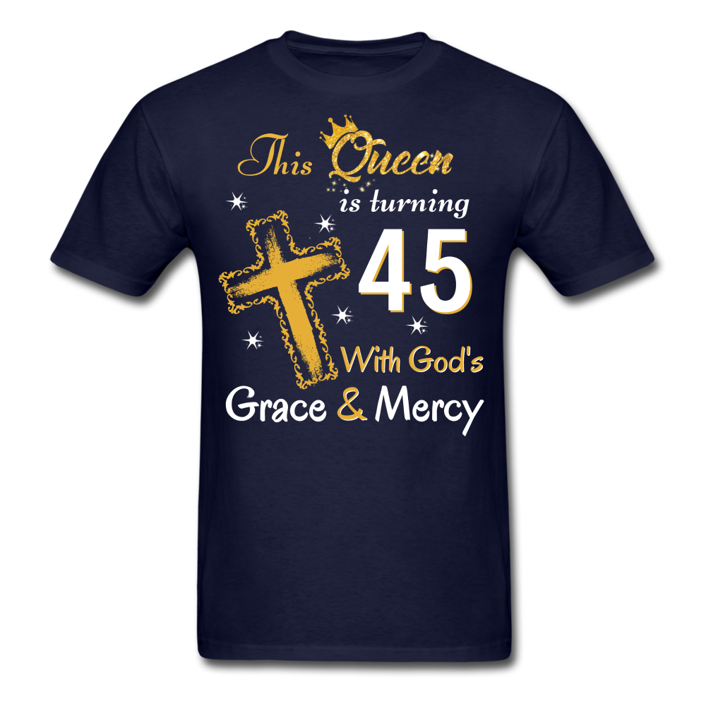 QUEEN 45 GRACE UNISEX SHIRT - navy