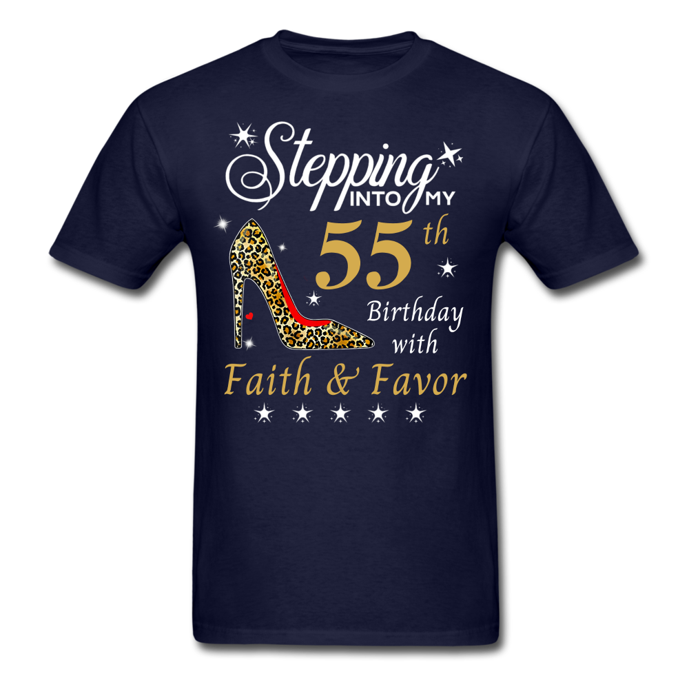 STEP 55 FAITH UNISEX SHIRT - navy