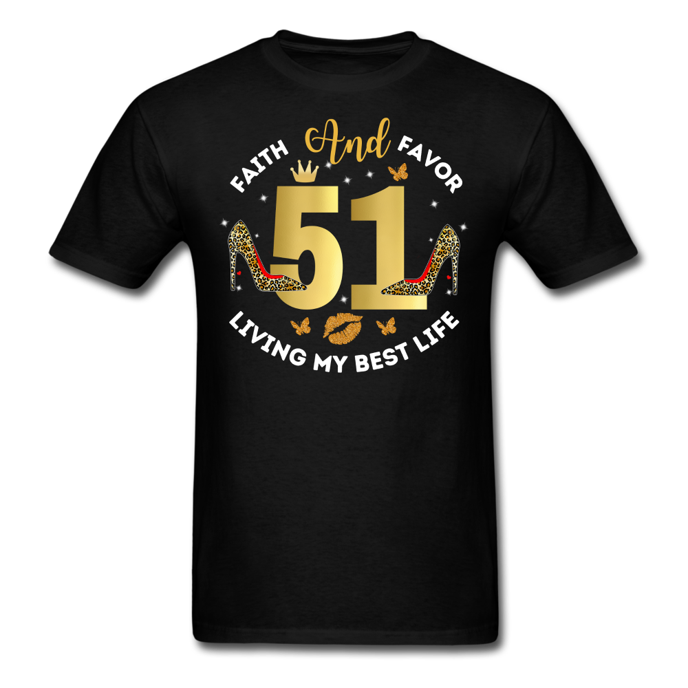51 FAITH FAVOR UNISEX SHIRT - black