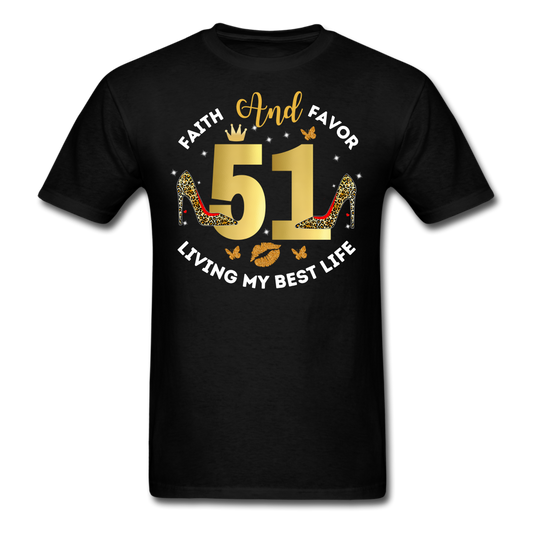 51 FAITH FAVOR UNISEX SHIRT - black
