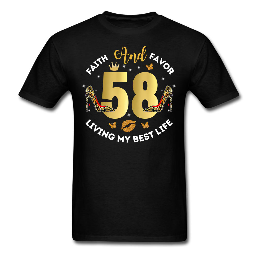58 FAITH FAVOR UNISEX SHIRT - black