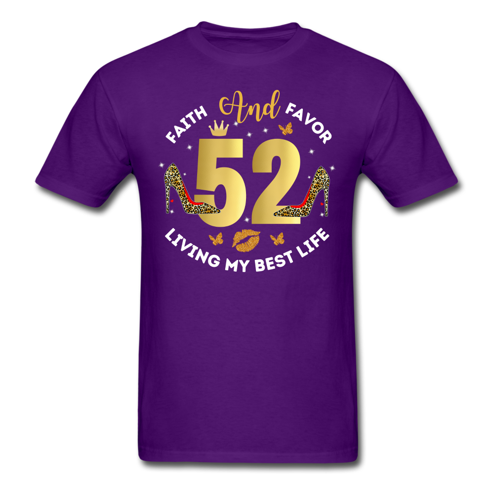 52 FAITH FAVOR UNISEX SHIRT - purple