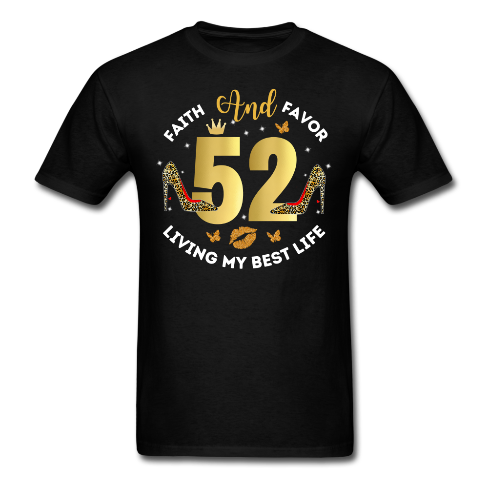 52 FAITH FAVOR UNISEX SHIRT - black