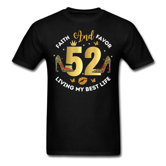 52 FAITH FAVOR UNISEX SHIRT - black