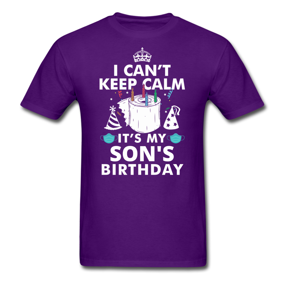 SONS BIRTHDAY UNISEX SHIRT - purple