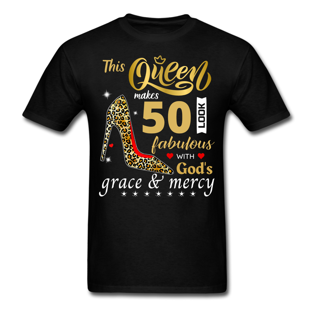 QUEEN 50 GRACE UNISEX SHIRT - black