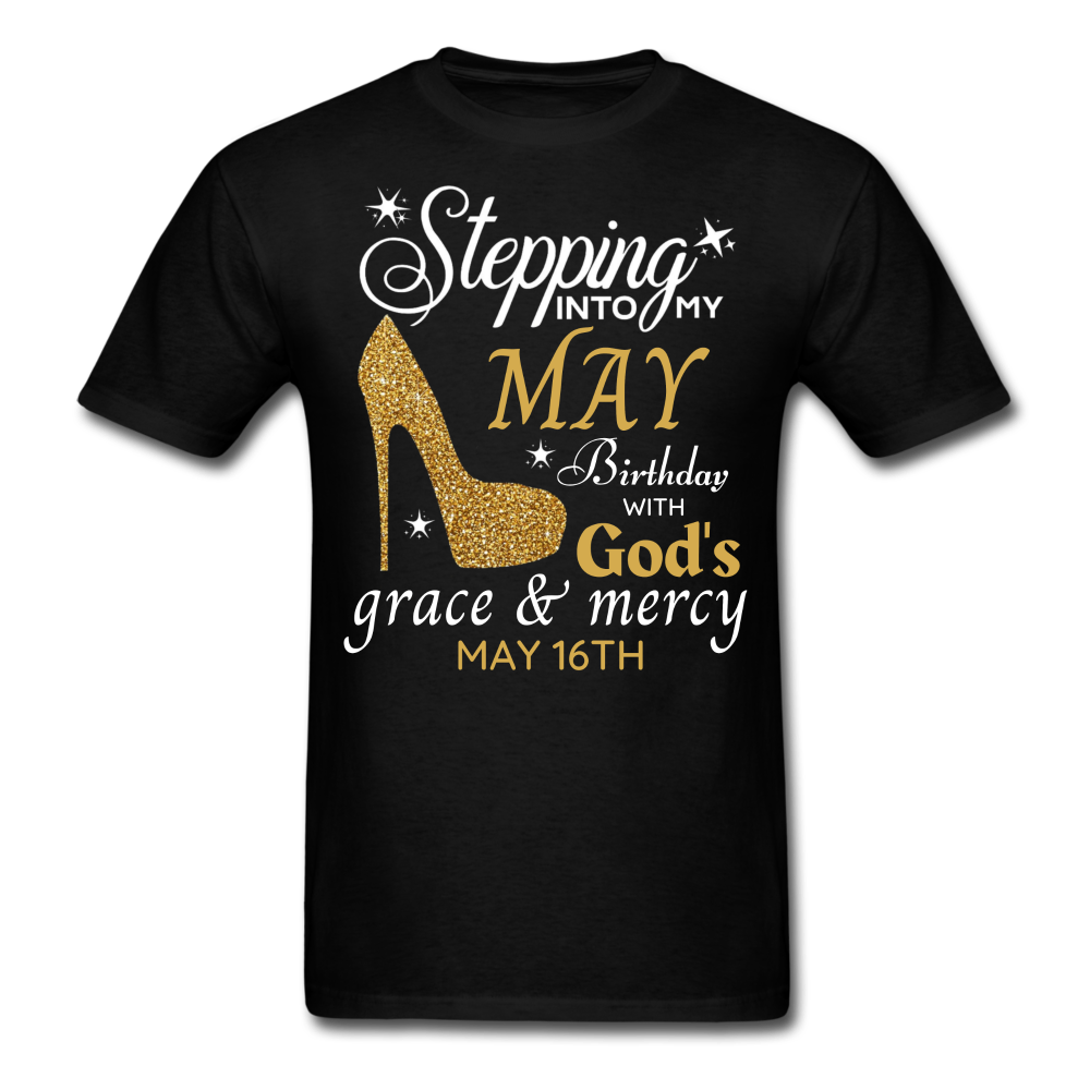 MAY 16TH GRACE UNISEX SHIRT - black