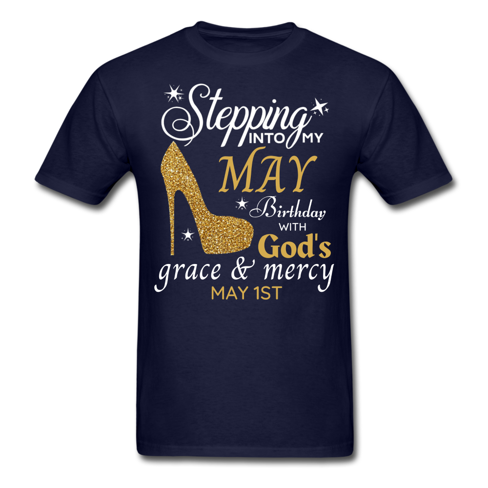 MAY 1ST GRACE UNISEX SHIRT - navy