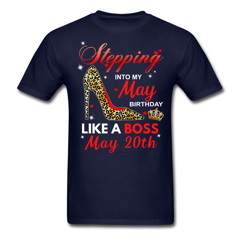 BOSS 20TH MAY UNISEX SHIRT - navy