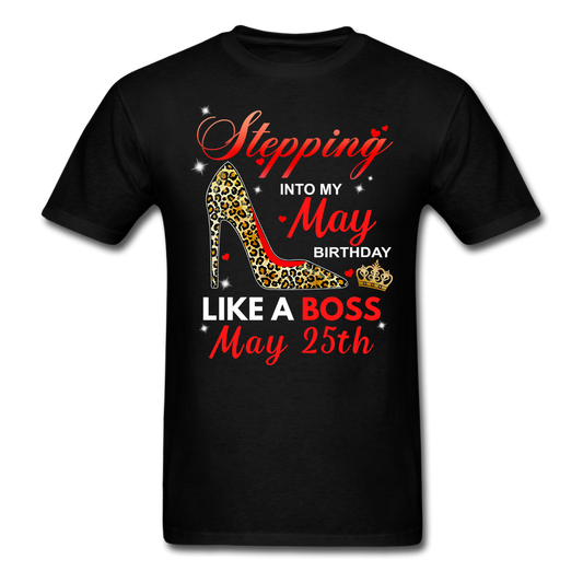 BOSS 25TH MAY UNISEX SHIRT - black