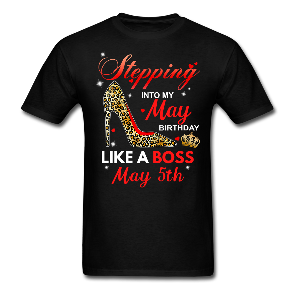 BOSS 5TH MAY UNISEX SHIRT - black