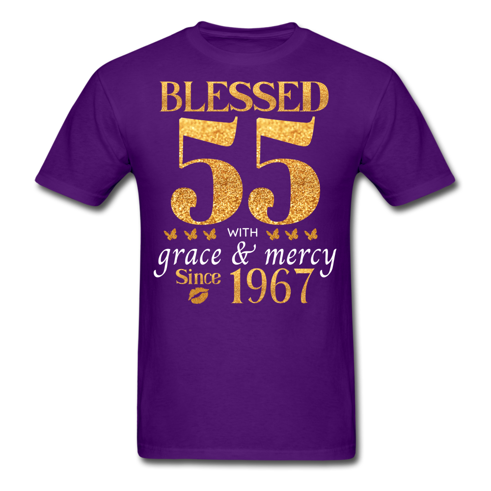 BLESSED 55-1967 UNISEX SHIRT - purple
