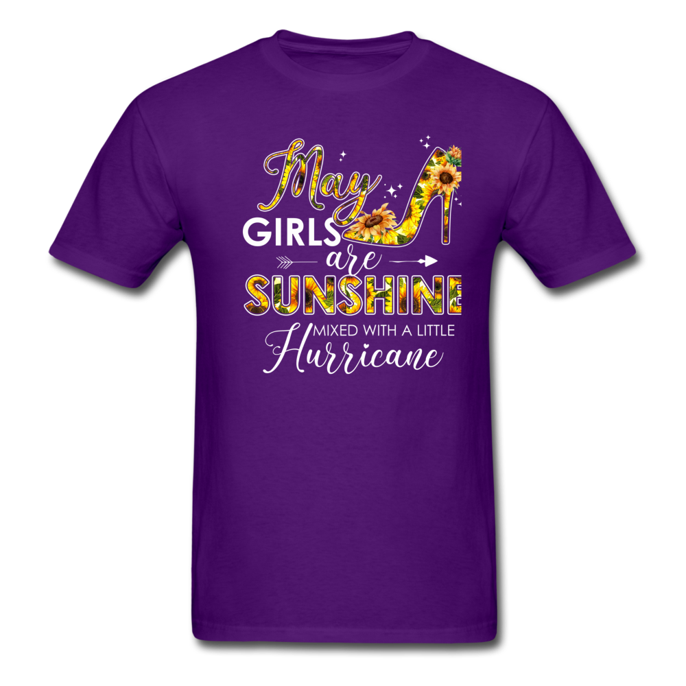 MAY SUNSHINE GIRL UNISEX SHIRT - purple