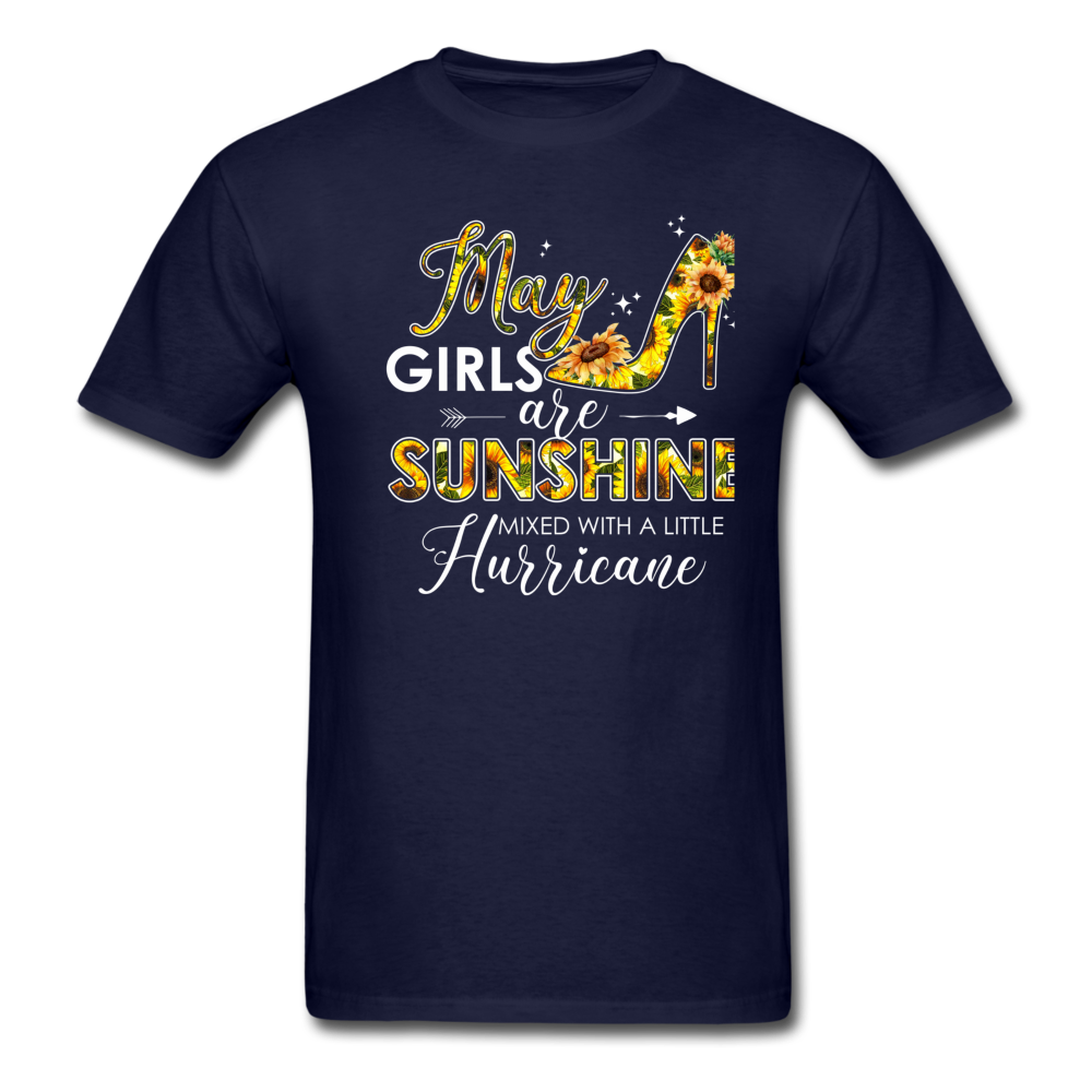MAY SUNSHINE GIRL UNISEX SHIRT - navy