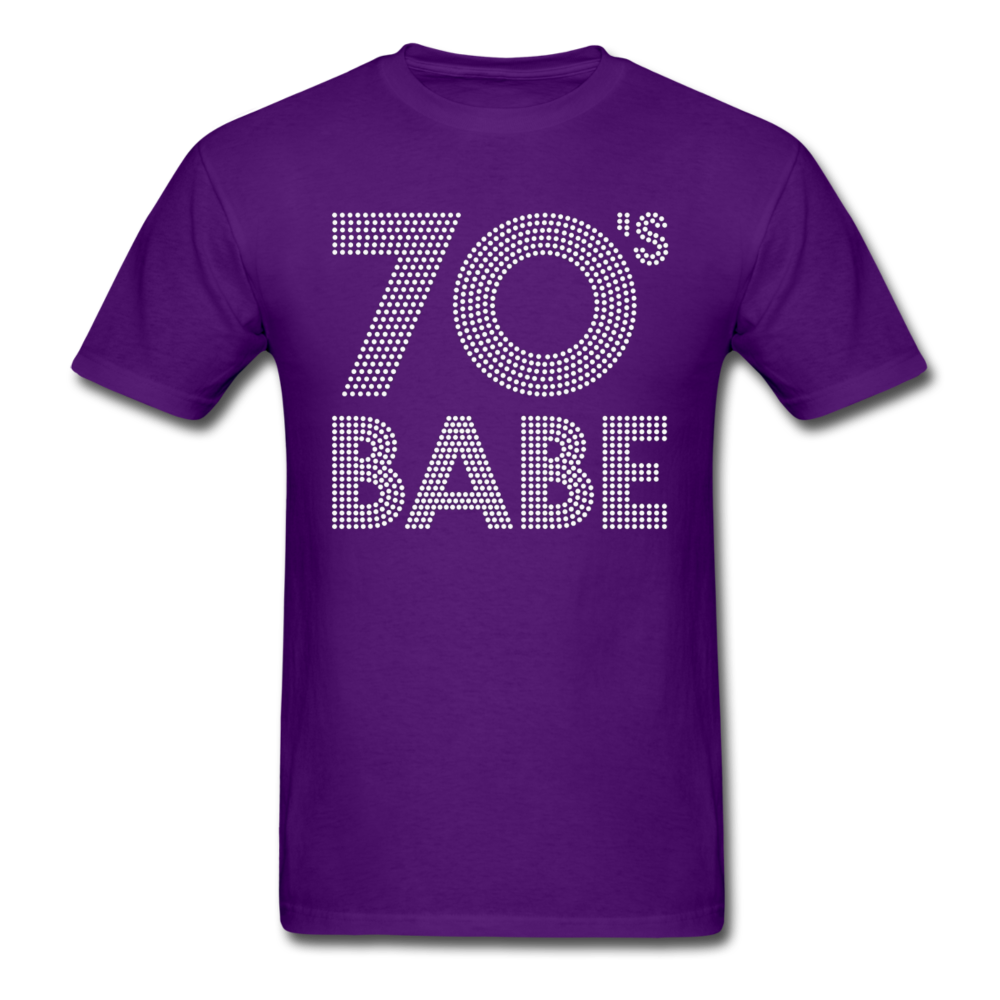 70S BABE UNISEX SHIRT - purple